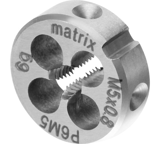 Плашка М5х0.8 мм MATRIX 77073