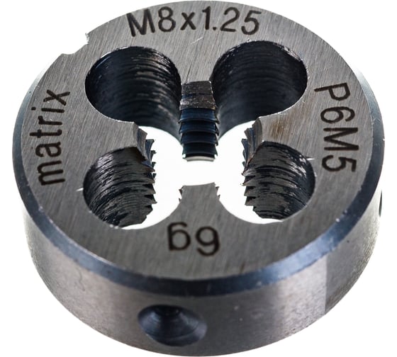 Плашка М8х1.25 мм MATRIX 77077