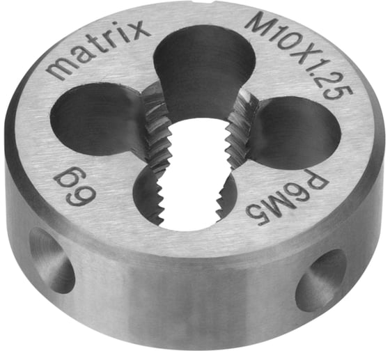 Плашка М10х1.25 мм MATRIX 77091 1