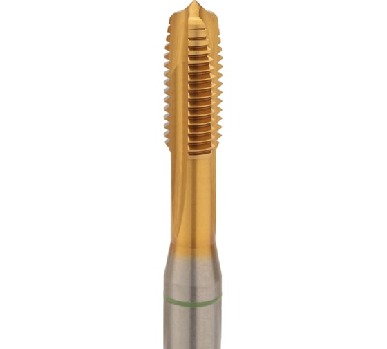 Машинный метчик VOELKEL М 4, шаг 0,7, HSSE-PM TiN DIN371 V30032