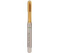 Машинный метчик VOELKEL М 8, шаг 1,25, HSSE-PM TiN DIN371 V30035