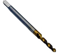 Метчик машинно-ручной TORNERI М 2.0x0.4, DIN371, для глухих отверстий TiN, HSSE 036474