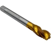 Метчик машинно-ручной TORNERI М14x2, DIN376, для глухих отверстий с винтовой канавкой с покрытием TiN, HSSE 045172