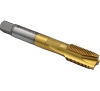 Метчик машинно-ручной TORNERI М18x1.5 ISO 529, для сквозных отверстий с покрытием TiN, HSSE 043918