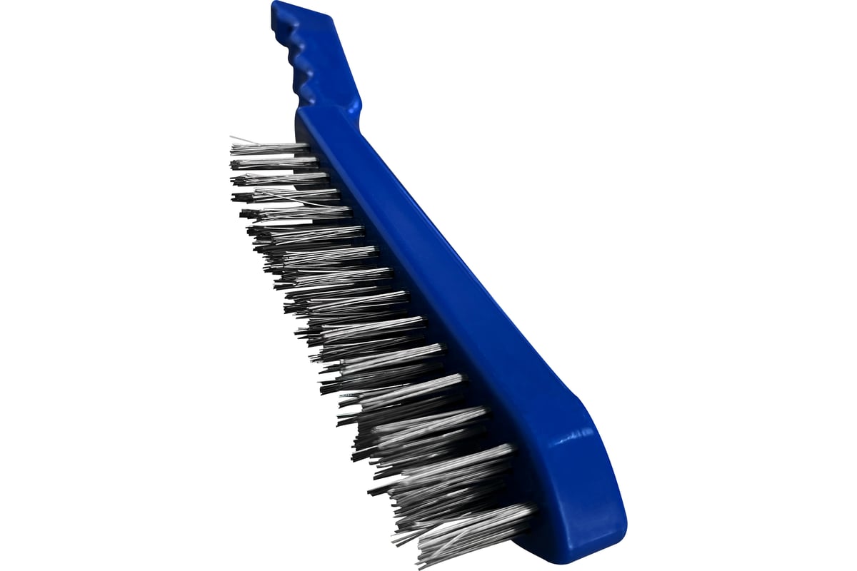 Щетка по металлу vertextools с пластиковой ручкой, 4-ряд 1212-03 ...