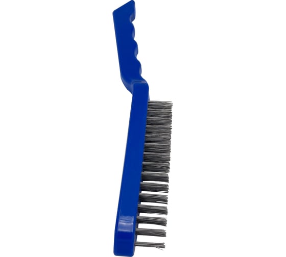 Щетка по металлу vertextools с пластиковой ручкой, 4-ряд 1212-03