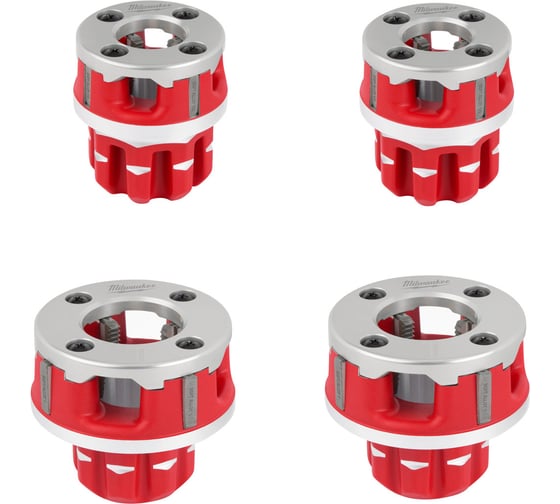 Комплект плашек для резьбонарезного инструмента Milwaukee FPT114HK BSPT Alloy 4932480250 1