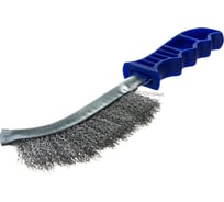 Щетка стальная 17130001 с пластиковой ручкой АТАКА 22401