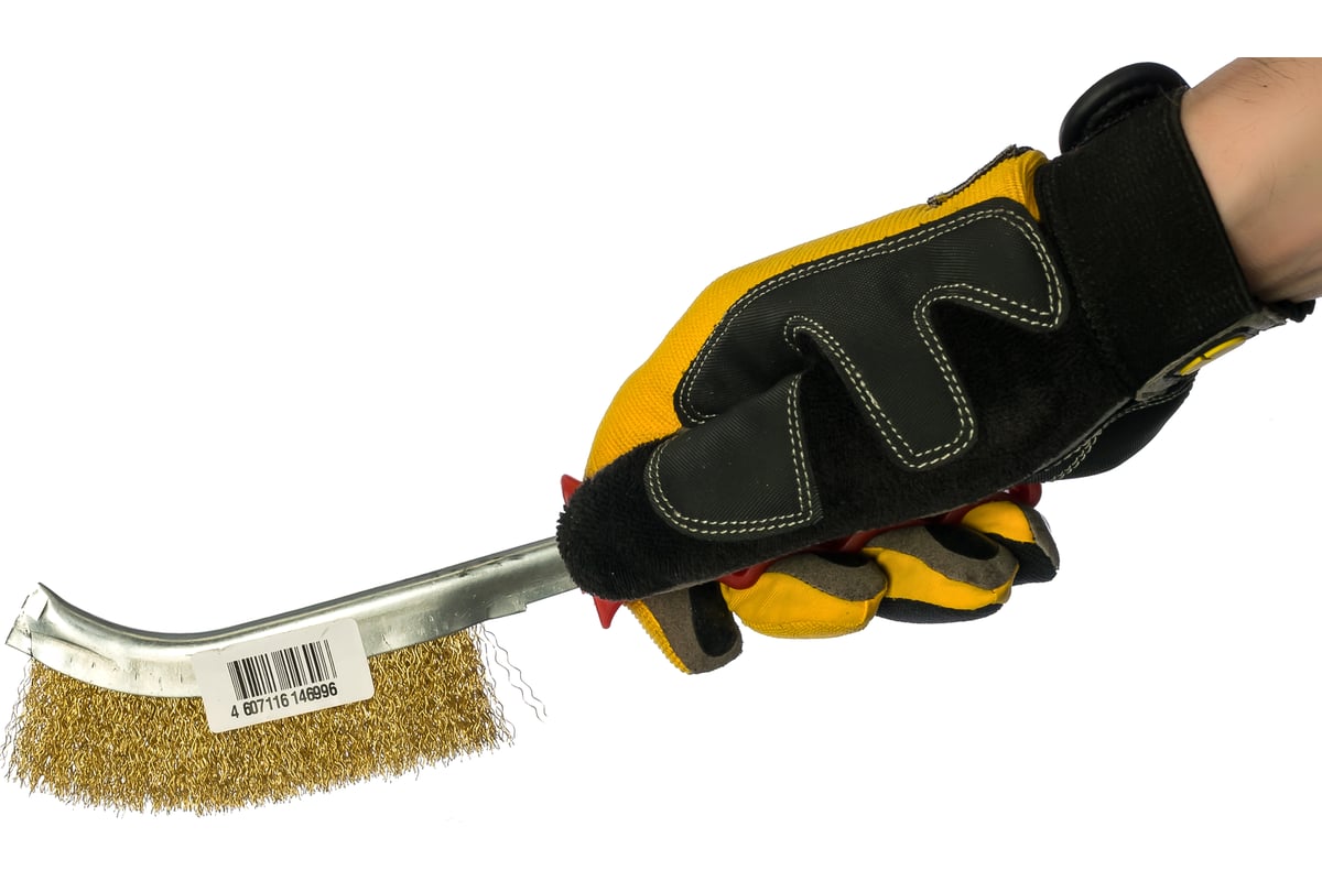 Щетка омедненная 17230001 с пластиковой ручкой АТАКА 22402 - выгодная ...