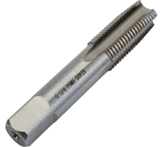 Трубный цилиндрический метчик SOVIS м/р G 1/4" Р6М5 комплект из 2-х шт. 18224