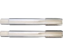 Трубный цилиндрический метчик SOVIS м/р G 1 1/2" Р6М5 комплект из 2-х шт. 23224