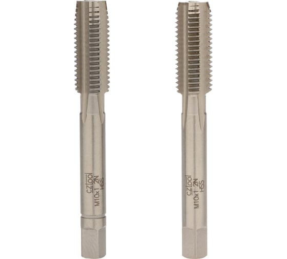 Набор метчиков Bucovice Tools 2 шт, М 10, шаг 1.0 мм, HSS 144102
