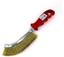 Ручная универсальная корщетка SIT 245x135, ворс гофрированная латунированная сталь 0,30 0010