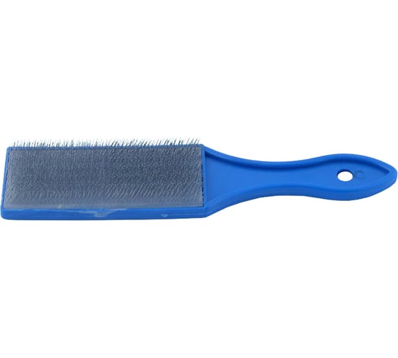 Кардолентная зачистная щетка, кордщетка CNIC 7004 115x50 мм, корпус пластик, с пластмассовой ручкой 39146 1