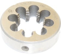 Дюймовая плашка TLX 1 1/4"-12 UNF 60гр Р6АМ5 12 ниток/дюйм dнар.65мм 70605