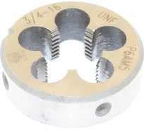 Дюймовая плашка TLX 3/4"-16 UNF 60гр Р6АМ5 16 ниток/дюйм, dнар.45мм 70585