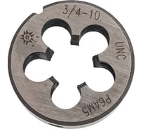 Дюймовая плашка TLX 3/4"-10 UNC 60гр Р6АМ5 10 ниток/дюйм, dнар.45мм 70583