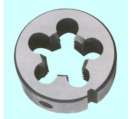 Дюймовая плашка TLX 1/2"-13 UNC 60гр Р6АМ5 13 ниток/дюйм, dнар.38мм 70567