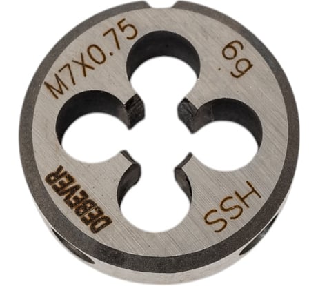 Круглая плашка Debever Machining Solutions MF7х0.75, HSS, DIN 223, 6g DB-40070075