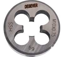 Круглая плашка Debever Machining Solutions MF10х0.75, HSS, DIN 223, 6g DB-4010075