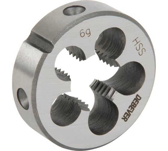 Круглая плашка Debever Machining Solutions M6х1.0, HSS, DIN 223, 6g DB-40060