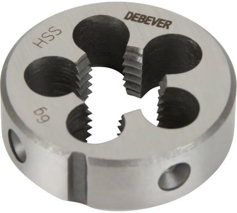 Круглая плашка Debever Machining Solutions M9х1.25, HSS, DIN 223, 6g DB-40090