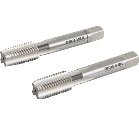 Комплект ручных метчиков Debever Machining Solutions MF12х1, HSS, DIN 2181, ISO2/6H 2 шт. DB-3012010