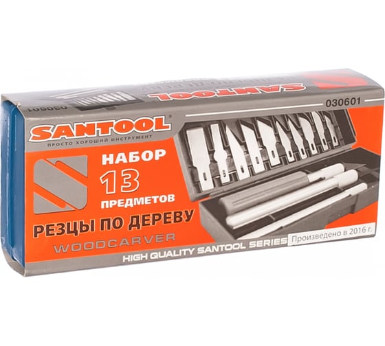 Набор резцов по дереву SANTOOL 030601