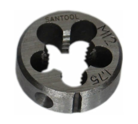 Плашка SANTOOL М12х1,75 032110-012-175