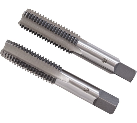 Дюймовый ручной метчик 3/4"-10 UNC 60, 2шт, 9ХС GRIFF 008917 1