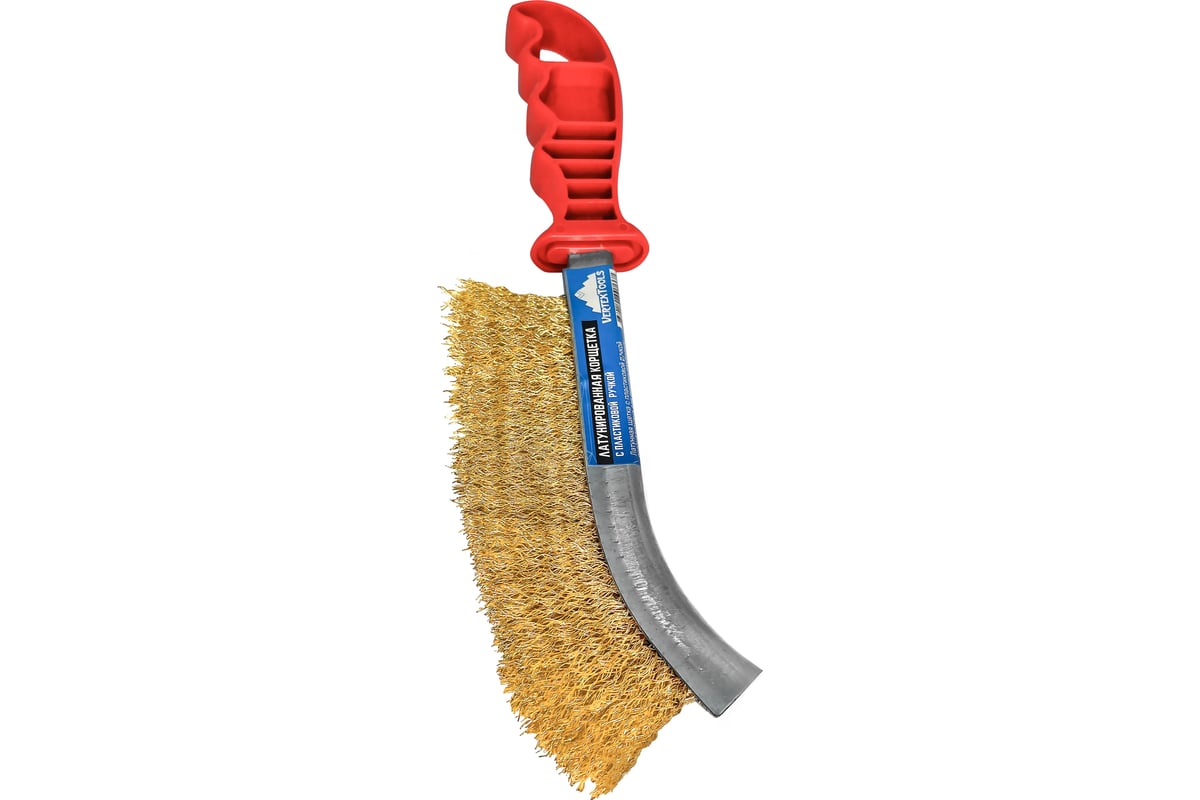 Щетка по металлу vertextools с пластиковой ручкой 1212-01 - выгодная ...
