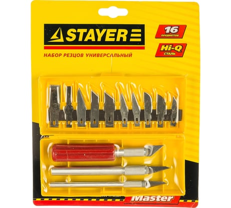 Набор резцов для точных работ 16шт Stayer 1830-H16_z01