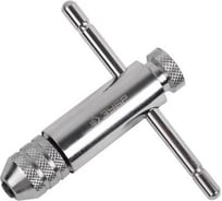 Т-образный метчикодержатель с храповым механизмом М3-М10, 85мм/100мм Зубр 28137-85