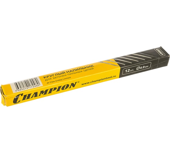 Напильники 4.0, 12шт CHAMPION C8001