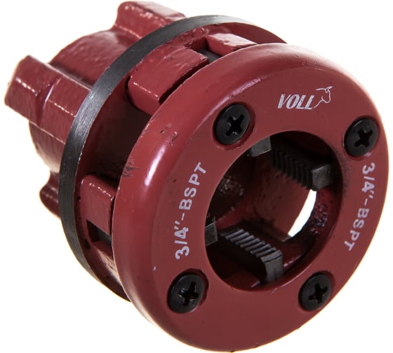 Резьбонарезная головка BSPT SS 3/4" для ручного клуппа VOLL 2.00062