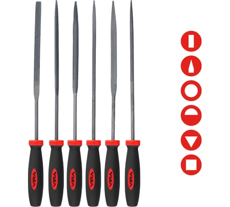 Набор надфилей 6шт Vira 822011