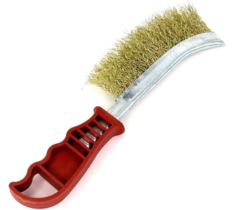 Универсальная ручная щетка EuroBrush 230x130, ворс гофрированная латунированная сталь 0,30 13-011 EB-XBS1L