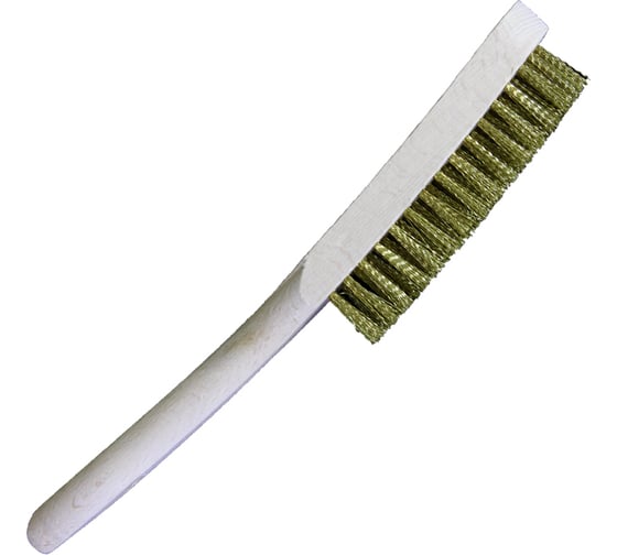 Ручная щетка OSBORN 3 ряда, 295x145, ворс гофр латунь 0,30 150.593-0001