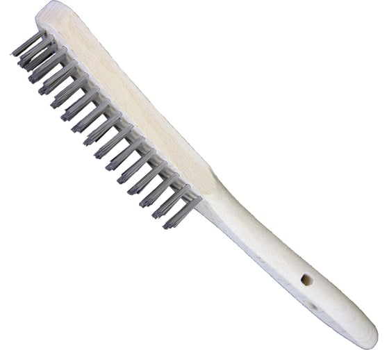 Ручная щетка OSBORN 3 ряда, 295x145, ворс прямая сталь 0,35 152.133-0001