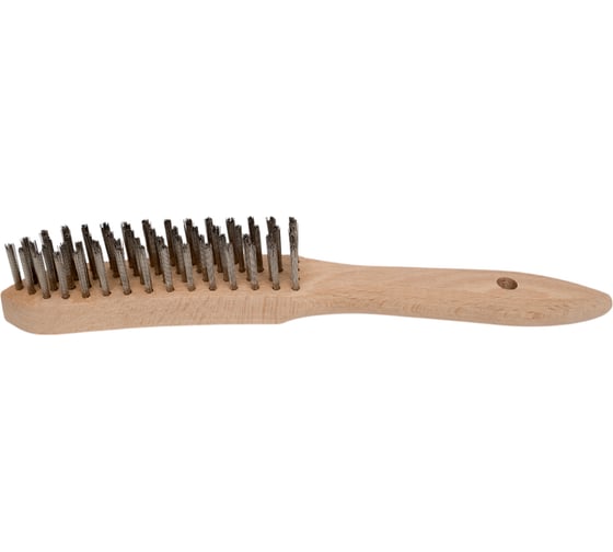 Ручная щетка OSBORN 4 ряда, 295x145, ворс прямая нерж сталь 0,30 151.334-0001