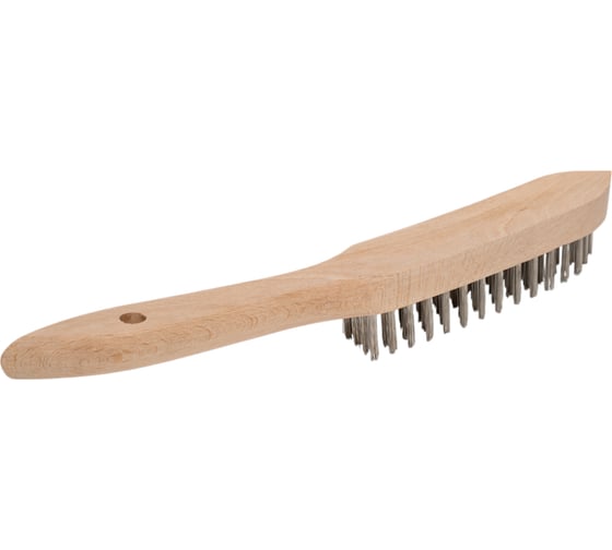 Ручная щетка OSBORN 4 ряда, 295x145, ворс прямая нерж сталь 0,30 151.334-0001