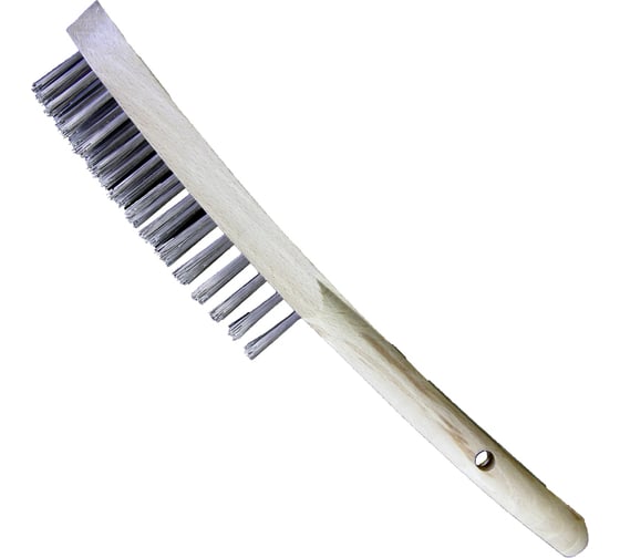 Ручная щетка OSBORN 4 ряда, 295x145, ворс прямая сталь 0,35 152.134-0001