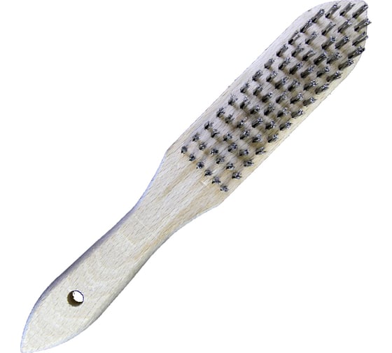 Ручная щетка OSBORN 6 рядов, 295x145, ворс прямая сталь 0,35 152.136-0001