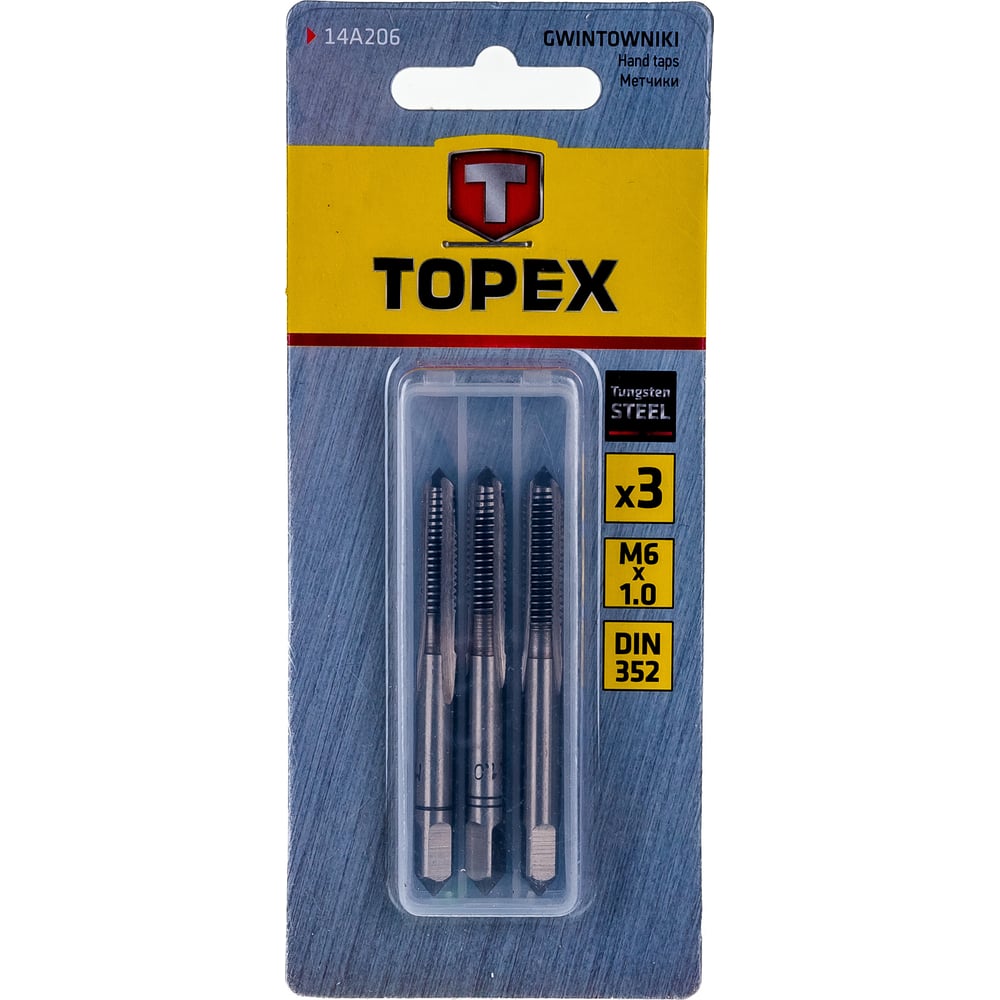 Метчики TOPEX 3 шт. 14A206