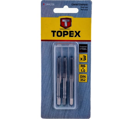 Метчики TOPEX 3 шт. 14A206