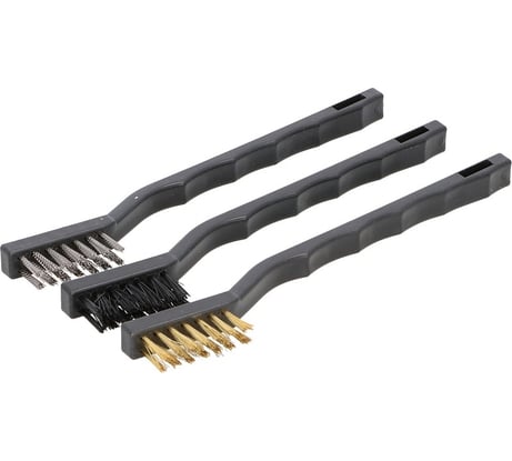 Набор щеток мини FASTER TOOLS, 3 штуки 2548/ FT301-12