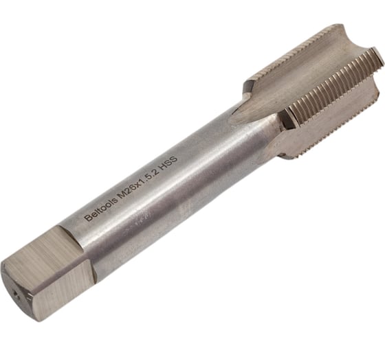 Метчик Beltools М26x1.5 HSS машинно-ручной, исполнение 1, ГОСТ 3266-81, комплект 2 шт.  ri.439.250
