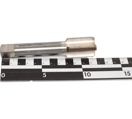 Метчик Beltools М26x1.5 HSS машинно-ручной, исполнение 1, ГОСТ 3266-81, комплект 2 шт.  ri.439.250