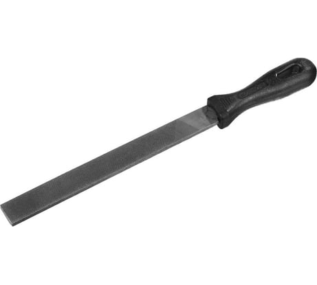 Напильник плоский с пластиковой рукояткой 200 мм СИБИН 16701-20