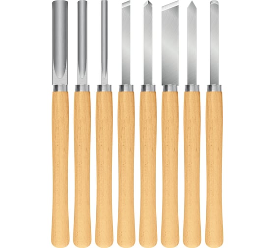Набор ручных резцов по дереву STAYER Wood Master 8 шт. 1836